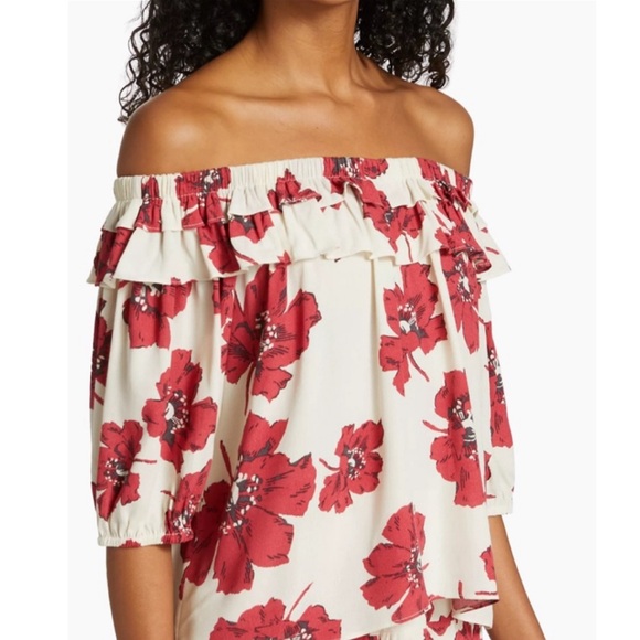 Ba&amp;sh Kavi Off the Shoulder Blouse.